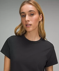 Classic-Fit Cotton-Blend T-Shirt | Women's Short Sleeve Shirts & Tee's