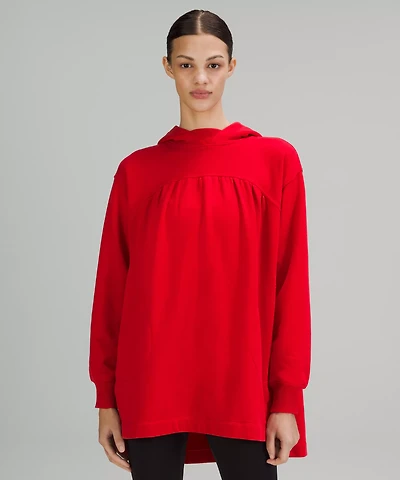 Lunar New Year Relaxed-Fit Hooded Tunic | Women's Hoodies & Sweatshirts