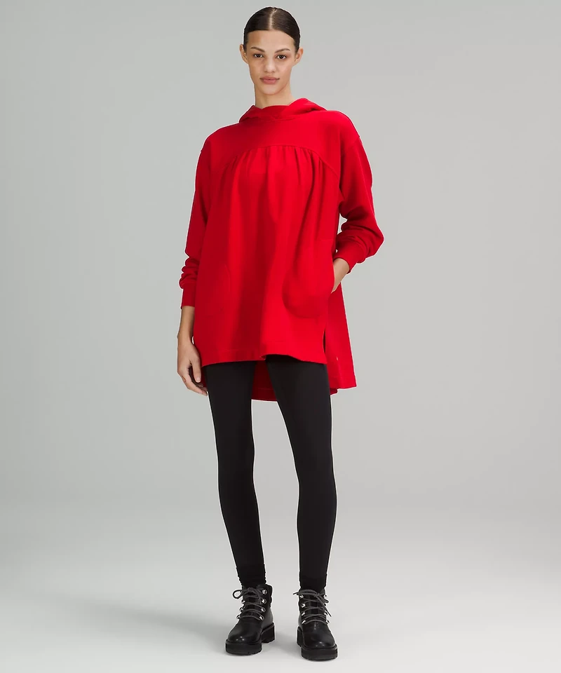 Lunar New Year Relaxed-Fit Hooded Tunic | Women's Hoodies & Sweatshirts
