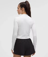 Rest Less Cropped Half Zip