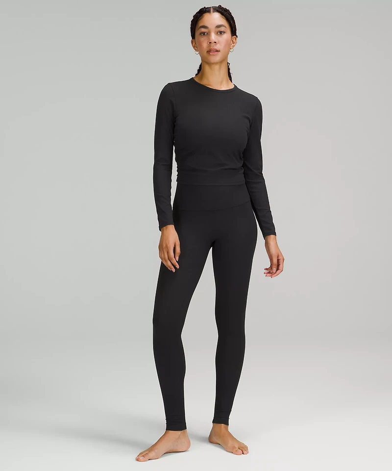 All It Takes Ribbed Nulu Long-Sleeve Shirt | Women's Long Sleeve Shirts