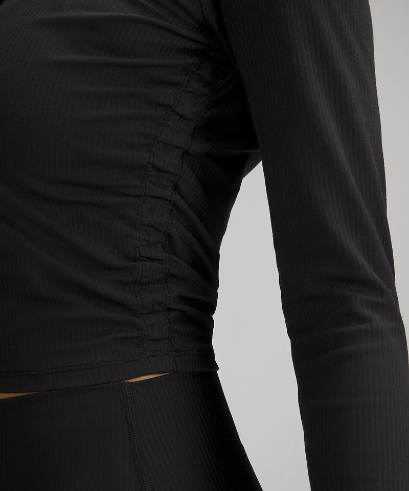 All It Takes Ribbed Nulu Long-Sleeve Shirt | Women's Long Sleeve Shirts
