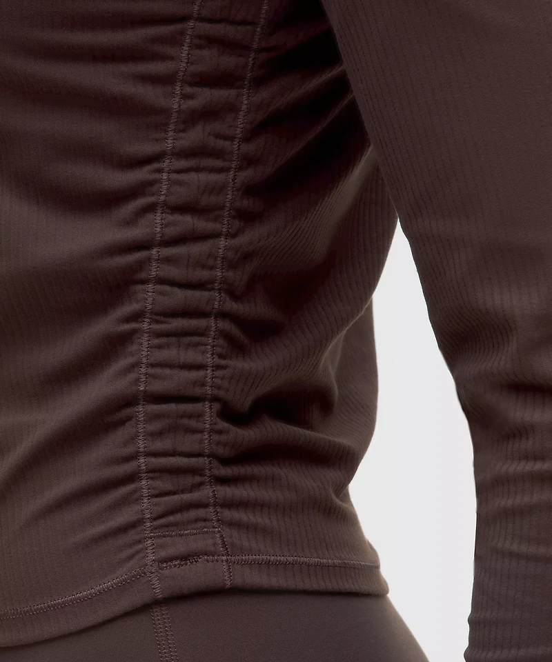 All It Takes Ribbed Nulu Long-Sleeve Shirt | Women's Long Sleeve Shirts