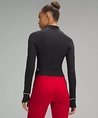 It's Rulu Ribbed Cropped Half Zip | Women's Long Sleeve Shirts