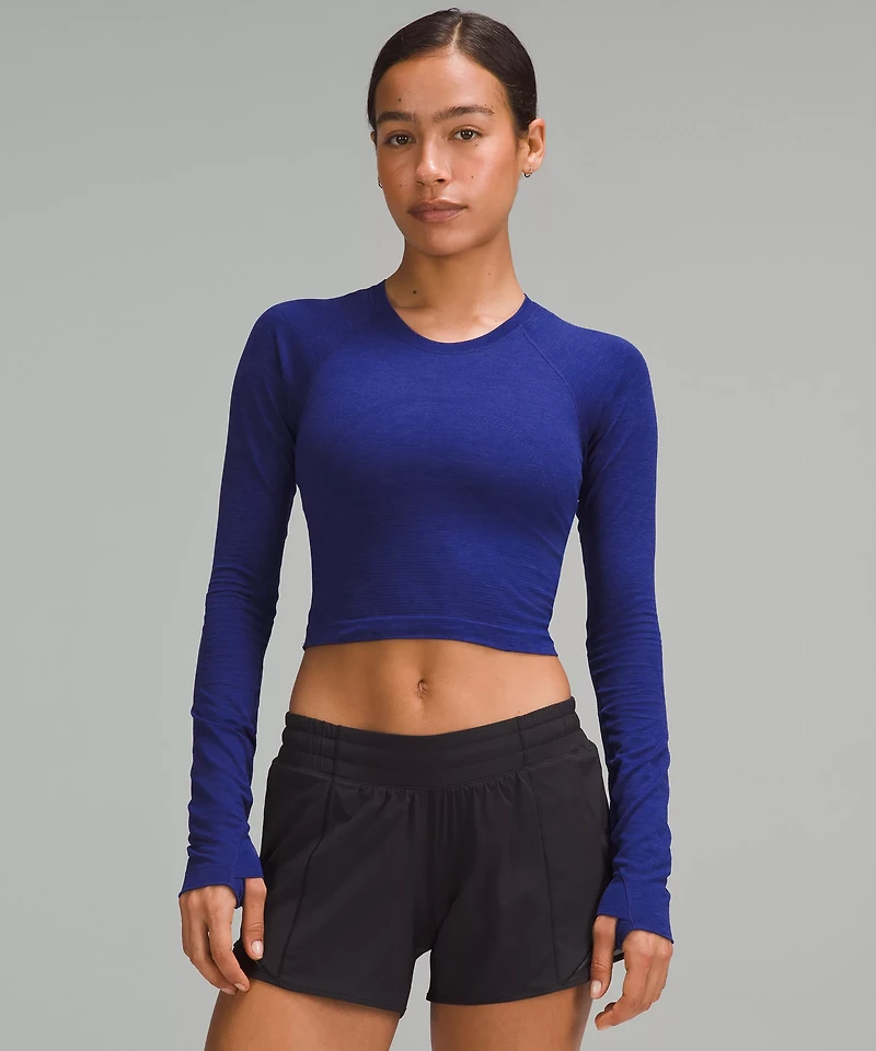 Swiftly Tech Cropped Long-Sleeve Shirt 2.0