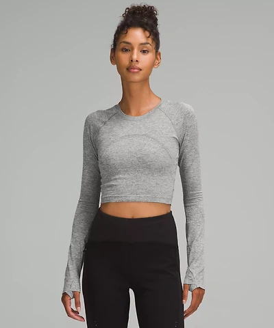 Swiftly Tech Cropped Long-Sleeve Shirt 2.0 | Women's Long Sleeve Shirts