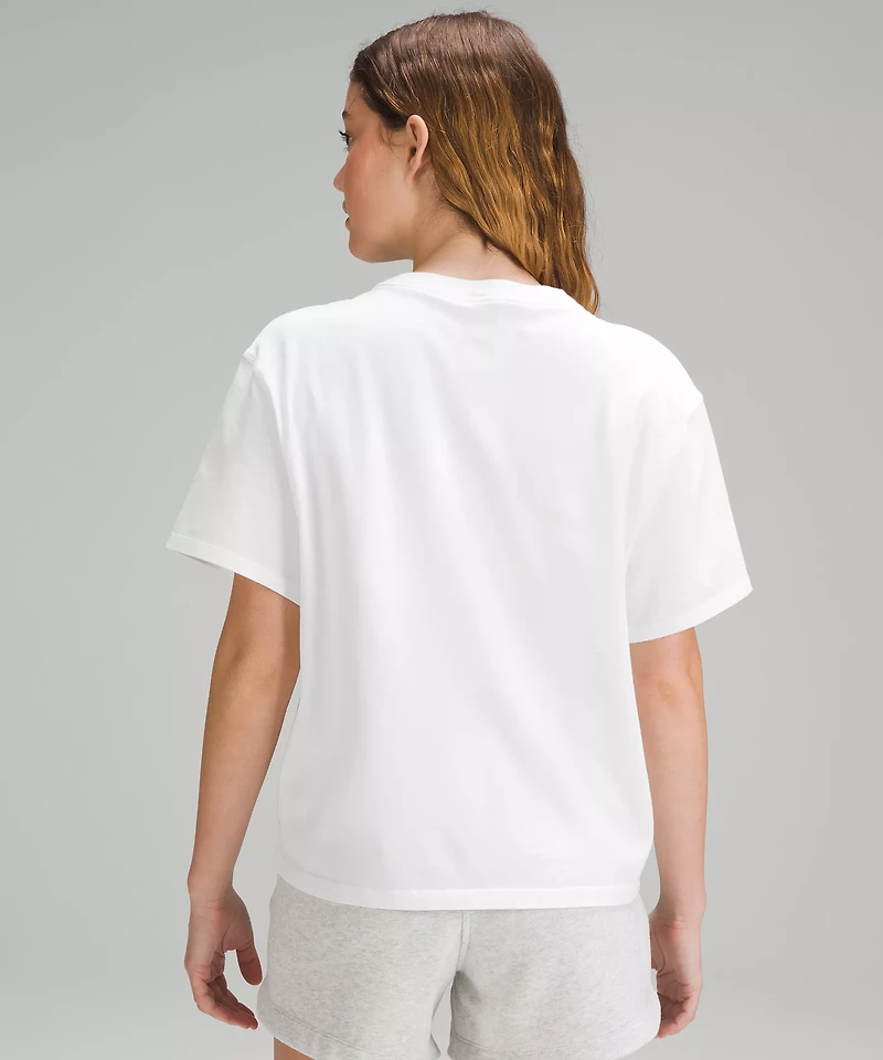 Relaxed-Fit Cotton Jersey T-Shirt | Women's Short Sleeve Shirts & Tee's