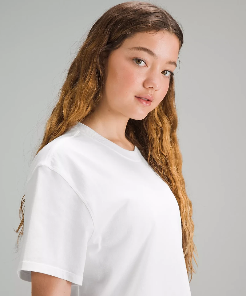 Relaxed-Fit Cotton Jersey T-Shirt | Women's Short Sleeve Shirts & Tee's