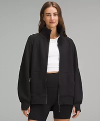 Scuba Oversized Funnel-Neck Full Zip | Women's Hoodies & Sweatshirts