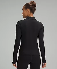 Merino Wool-Blend Base Layer Half Zip | Women's Long Sleeve Shirts
