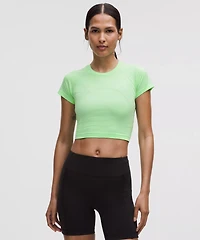 Swiftly Tech Cropped Short-Sleeve Shirt 2.0 | Women's Short Sleeve Shirts & Tee's