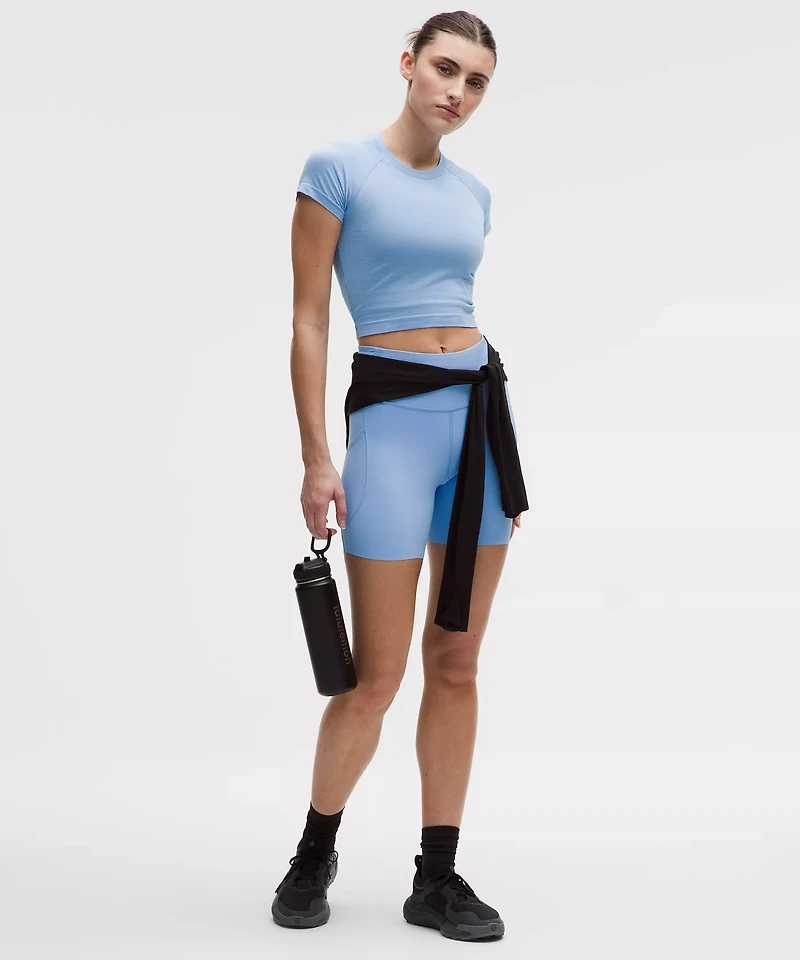 Swiftly Tech Cropped Short-Sleeve Shirt 2.0