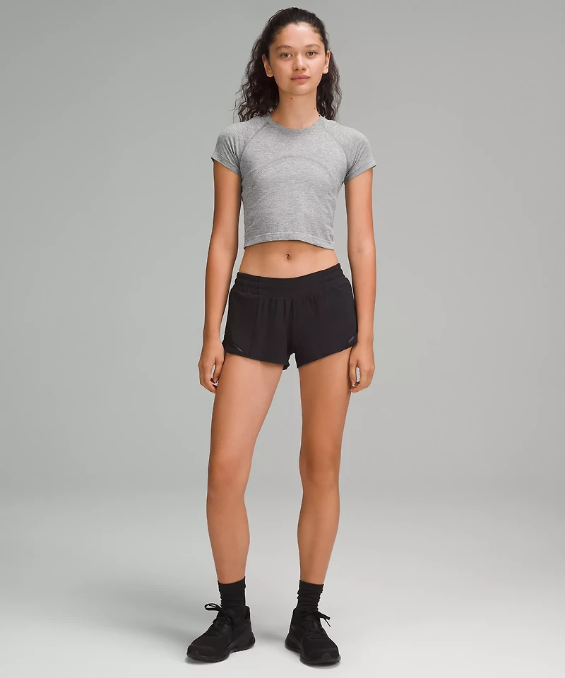 Swiftly Tech Cropped Short-Sleeve Shirt 2.0 | Women's Short Sleeve Shirts & Tee's