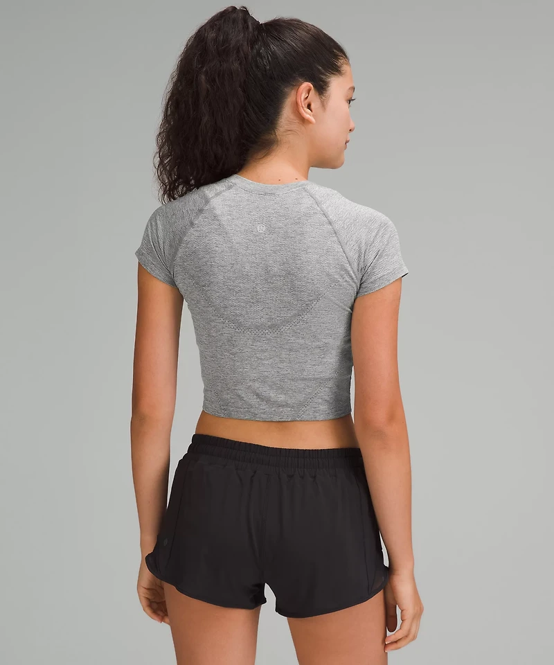 Swiftly Tech Cropped Short-Sleeve Shirt 2.0 | Women's Short Sleeve Shirts & Tee's