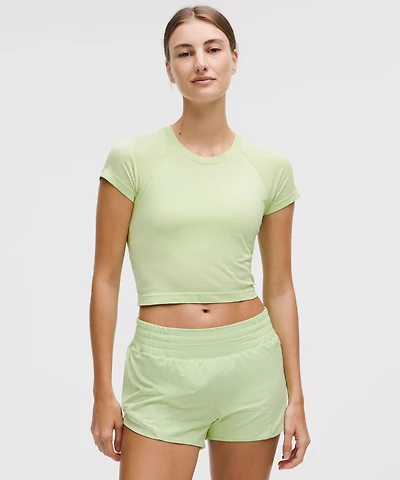 Swiftly Tech Cropped Short-Sleeve Shirt 2.0 | Women's Short Sleeve Shirts & Tee's
