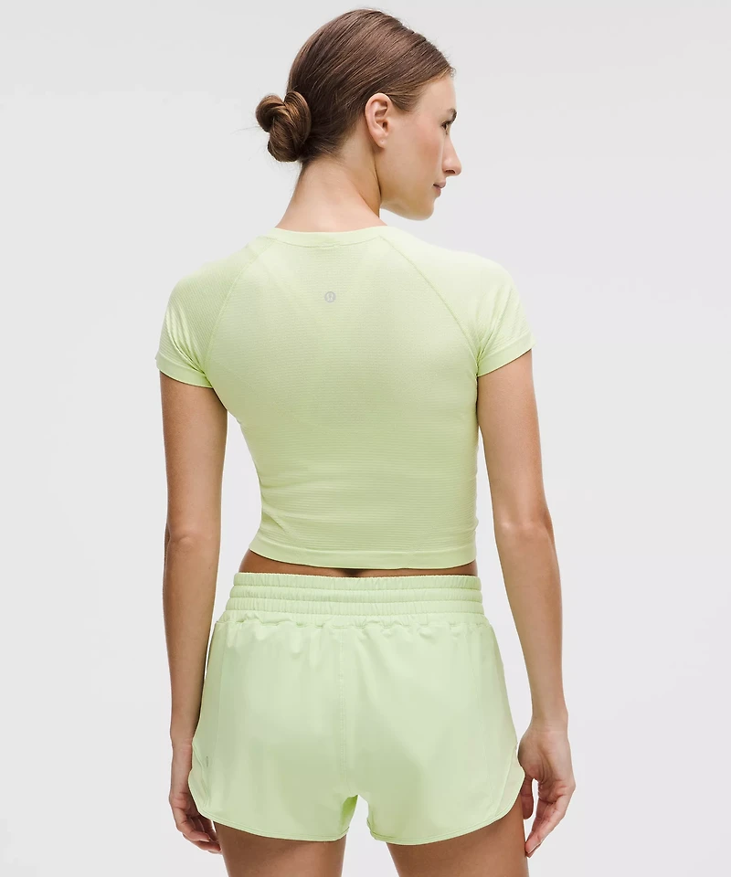 Swiftly Tech Cropped Short-Sleeve Shirt 2.0 | Women's Short Sleeve Shirts & Tee's