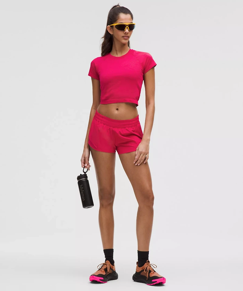 Swiftly Tech Cropped Short-Sleeve Shirt 2.0 | Women's Short Sleeve Shirts & Tee's