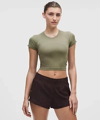 Swiftly Tech Cropped Short-Sleeve Shirt 2.0 | Women's Short Sleeve Shirts & Tee's