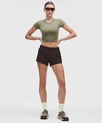 Swiftly Tech Cropped Short-Sleeve Shirt 2.0 | Women's Short Sleeve Shirts & Tee's