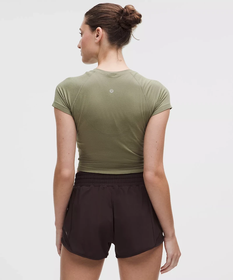 Swiftly Tech Cropped Short-Sleeve Shirt 2.0 | Women's Short Sleeve Shirts & Tee's