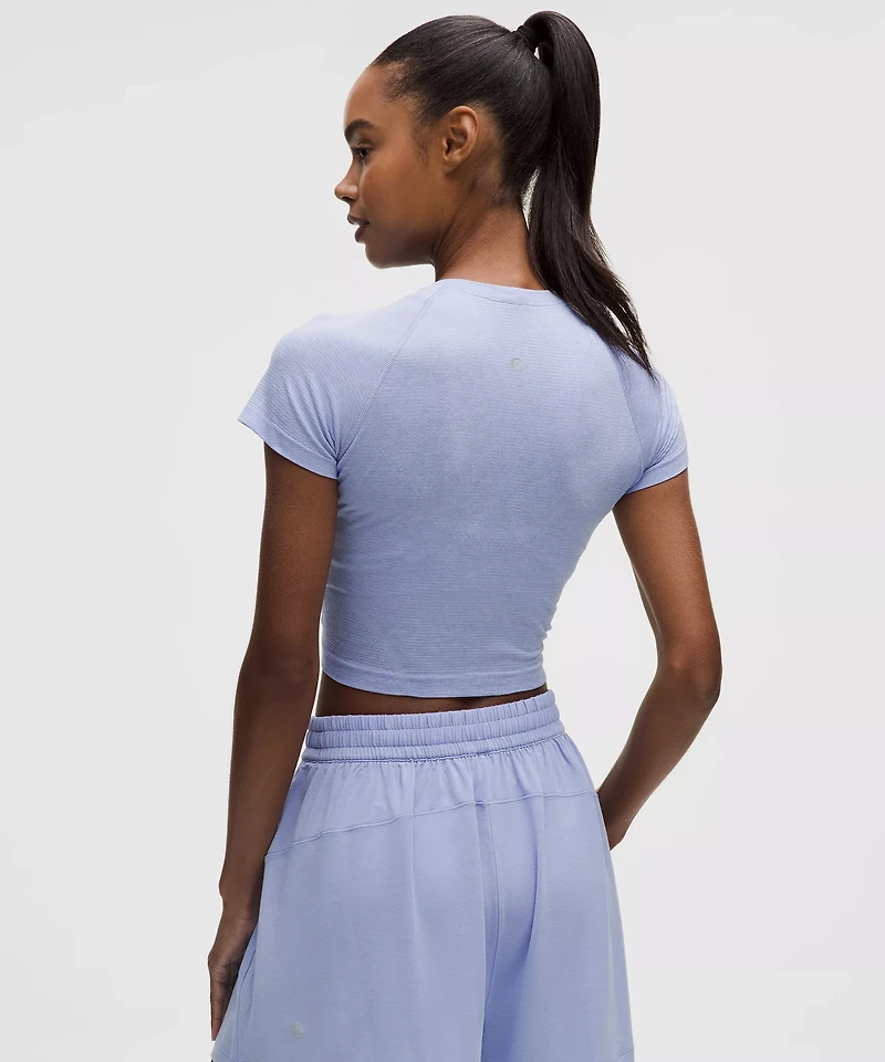 Swiftly Tech Cropped Short-Sleeve Shirt 2.0 | Women's Short Sleeve Shirts & Tee's