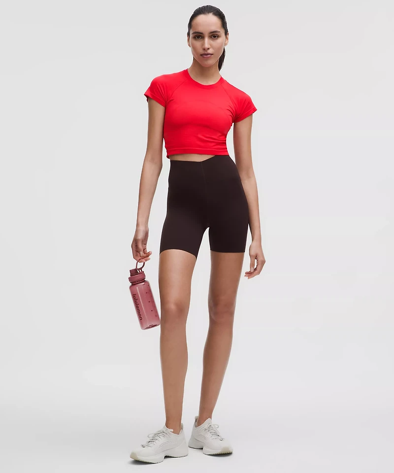 Swiftly Tech Cropped Short-Sleeve Shirt 2.0 | Women's Short Sleeve Shirts & Tee's