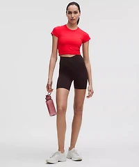 Swiftly Tech Cropped Short-Sleeve Shirt 2.0 | Women's Short Sleeve Shirts & Tee's