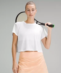Lightweight Tennis Crewneck T-Shirt | Women's Short Sleeve Shirts & Tee's