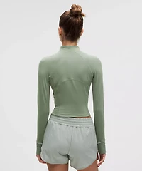 It's Rulu Ribbed Cropped Half Zip | Women's Long Sleeve Shirts