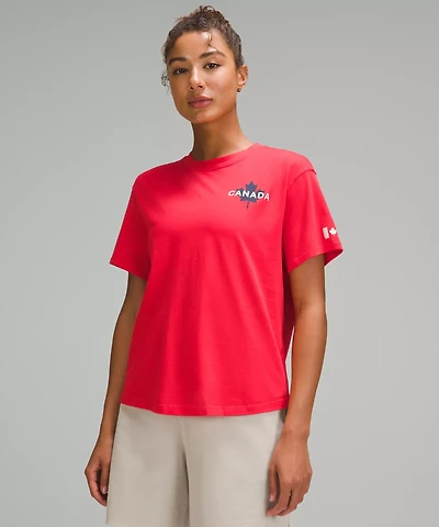 Team Canada Women's Cotton Jersey T-Shirt *COC Logo | Short Sleeve Shirts & Tee's