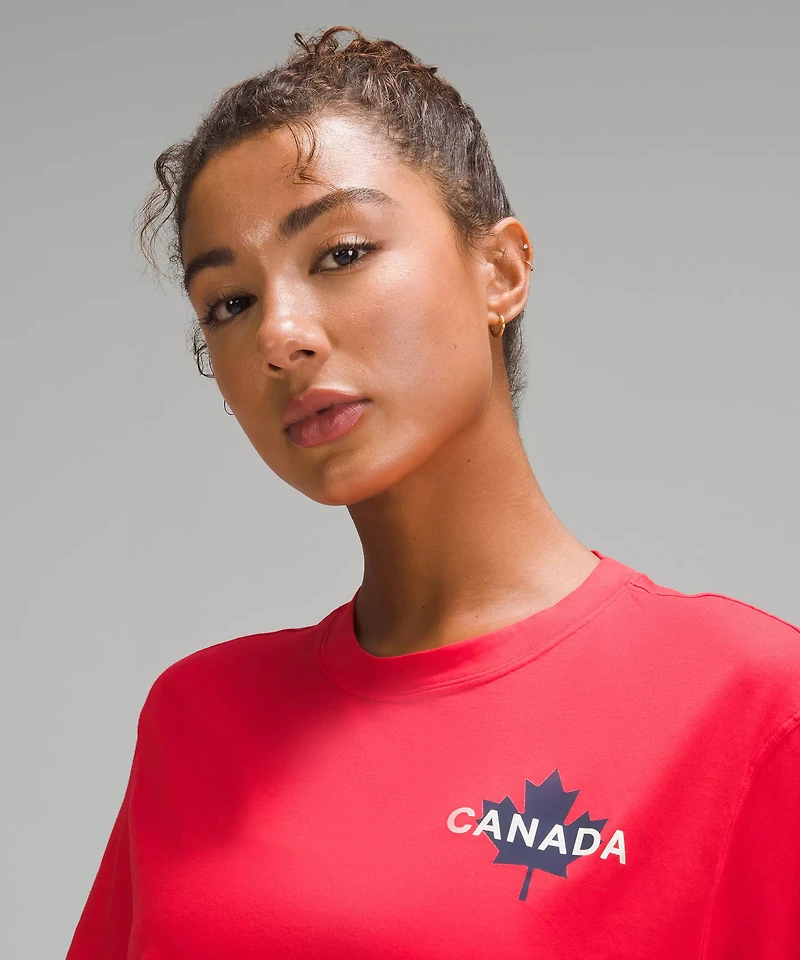 Team Canada Women's Cotton Jersey T-Shirt *COC Logo | Short Sleeve Shirts & Tee's