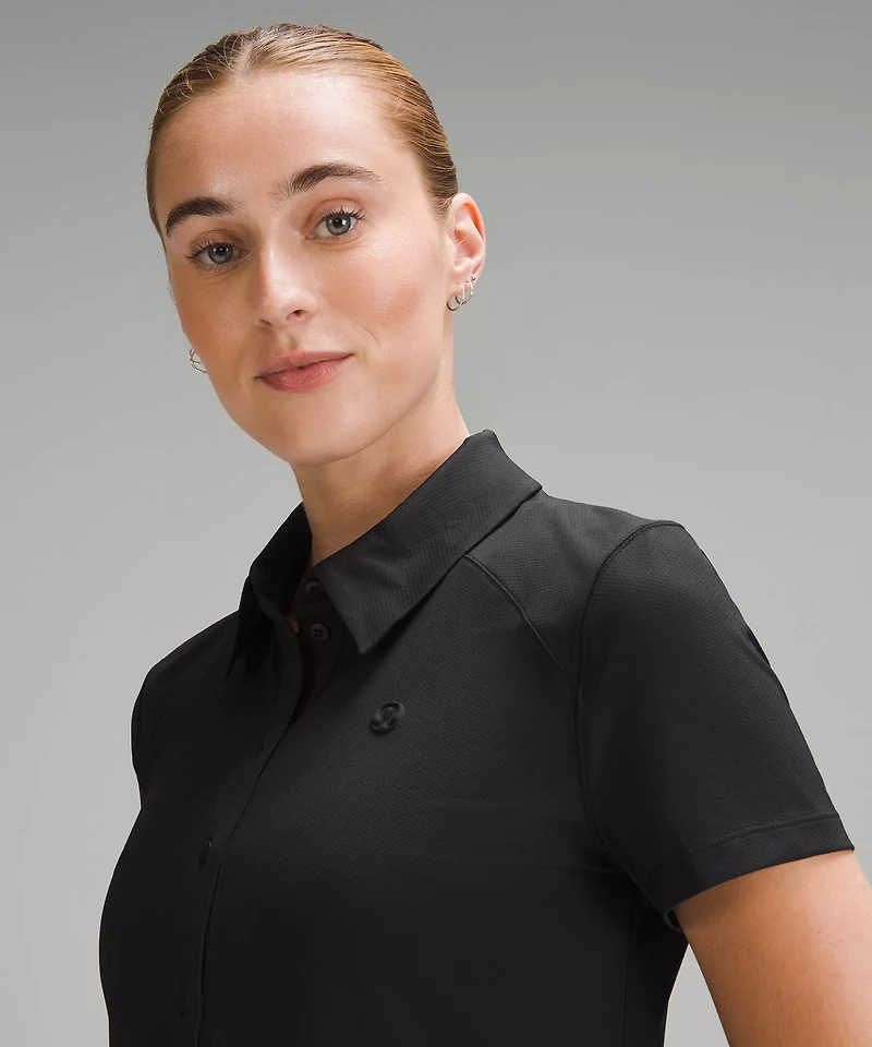 Quick-Dry Short-Sleeve Polo Shirt *Straight Hem | Women's Shirts
