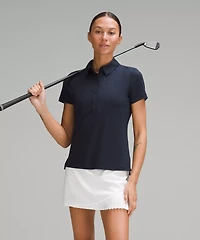 Quick-Dry Short-Sleeve Polo Shirt *Straight Hem | Women's Shirts