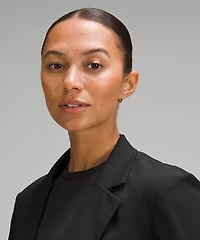 Relaxed-Fit Twill Blazer | Women's Coats & Jackets