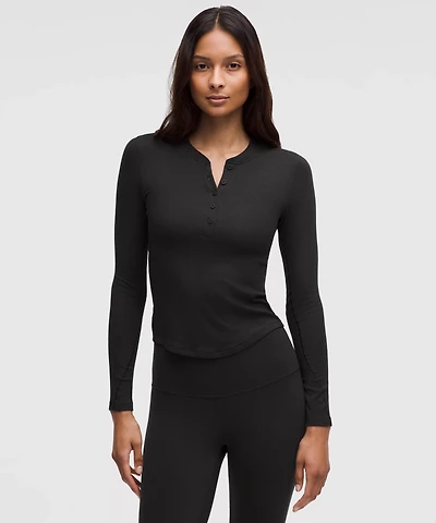 Hold Tight Long-Sleeve Henley | Women's Long Sleeve Shirts