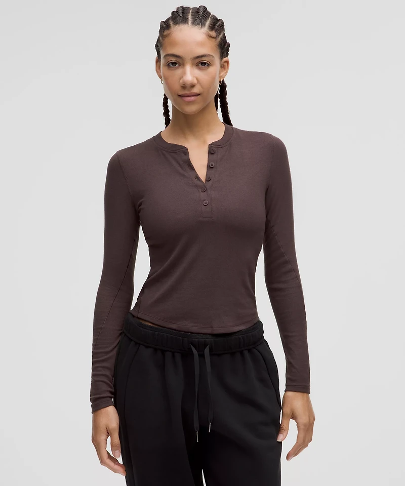 Hold Tight Long-Sleeve Henley | Women's Long Sleeve Shirts