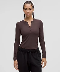 Hold Tight Long-Sleeve Henley | Women's Long Sleeve Shirts