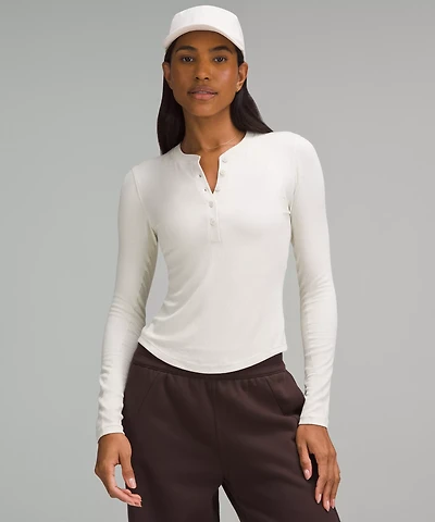 Hold Tight Long-Sleeve Henley | Women's Long Sleeve Shirts
