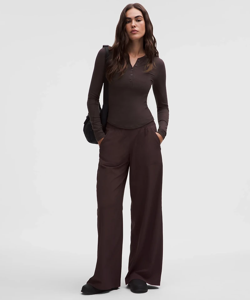 Hold Tight Long-Sleeve Henley | Women's Long Sleeve Shirts