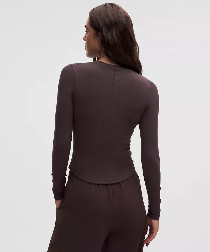 Hold Tight Long-Sleeve Henley | Women's Long Sleeve Shirts