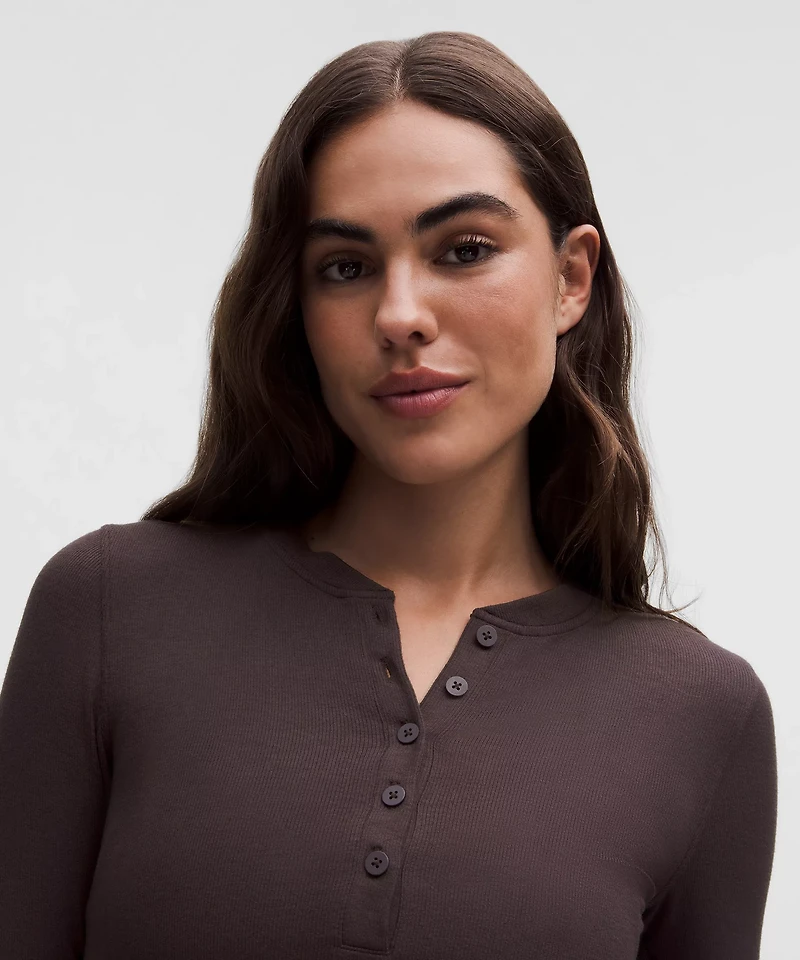 Hold Tight Long-Sleeve Henley | Women's Long Sleeve Shirts