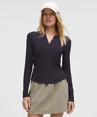 Hold Tight Long-Sleeve Henley | Women's Long Sleeve Shirts