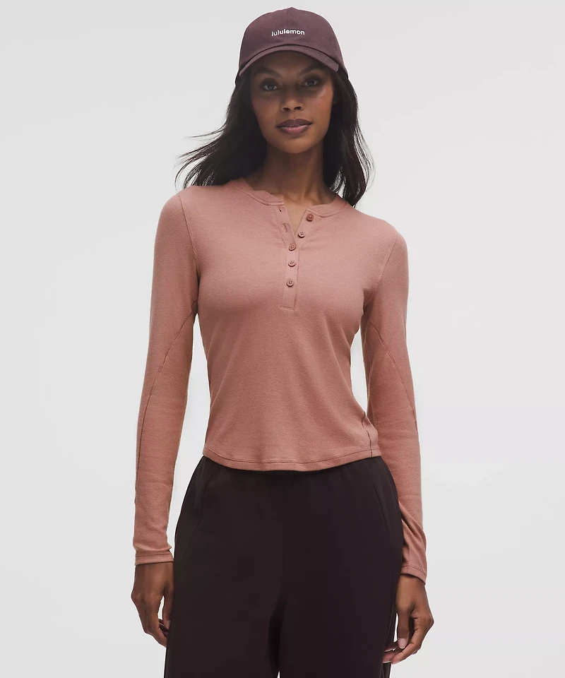 Hold Tight Long-Sleeve Henley | Women's Long Sleeve Shirts
