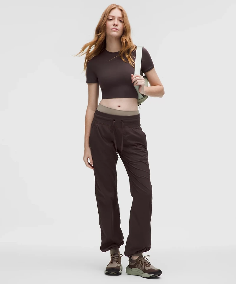 Wundermost Ultra-Soft Nulu Crewneck Cropped T-Shirt | Women's Short Sleeve Shirts & Tee's