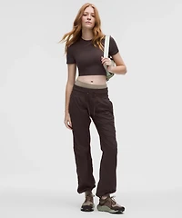 Wundermost Ultra-Soft Nulu Crewneck Cropped T-Shirt | Women's Short Sleeve Shirts & Tee's