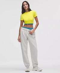 Wundermost Ultra-Soft Nulu Crewneck Cropped T-Shirt | Women's Short Sleeve Shirts & Tee's