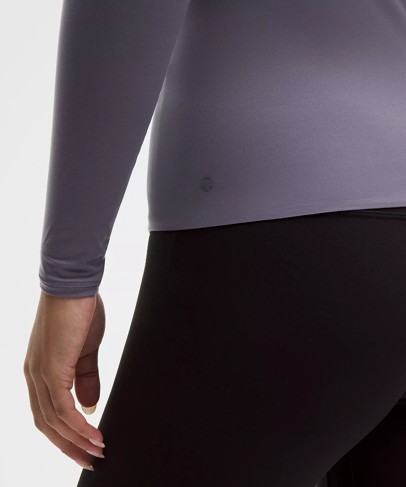 Wundermost Ultra-Soft Nulu Crewneck Long-Sleeve Shirt