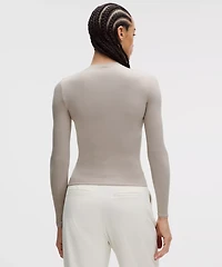 Wundermost Ultra-Soft Nulu Crewneck Long-Sleeve Shirt