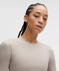 Wundermost Ultra-Soft Nulu Crewneck Long-Sleeve Shirt