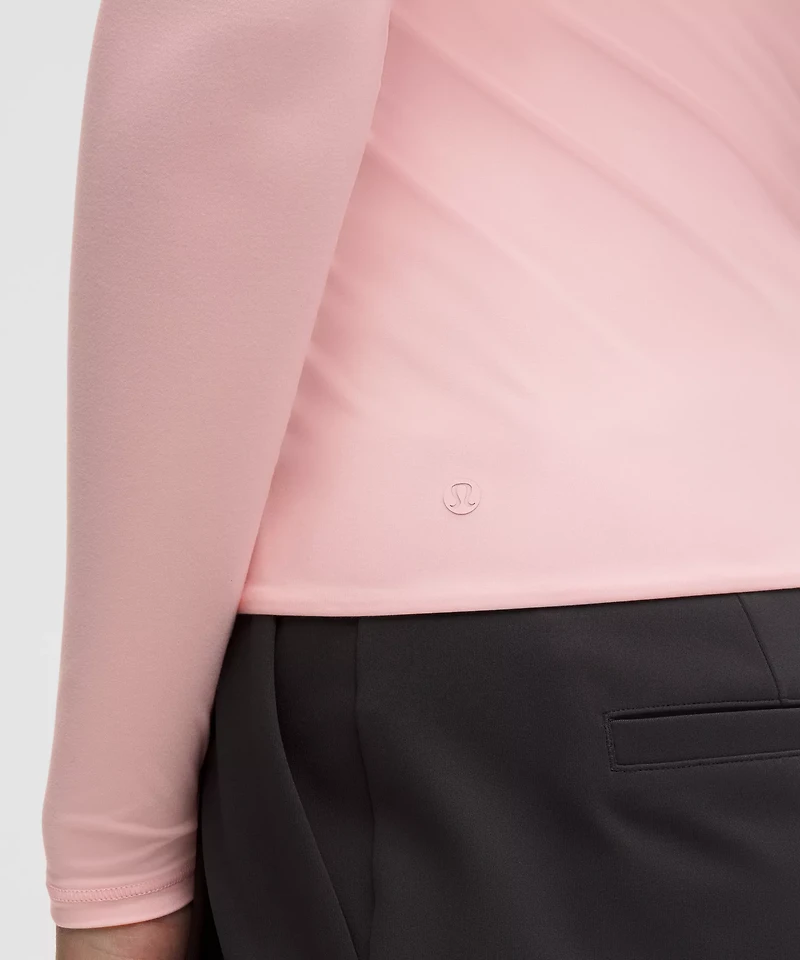 Wundermost Ultra-Soft Nulu Crewneck Long-Sleeve Shirt